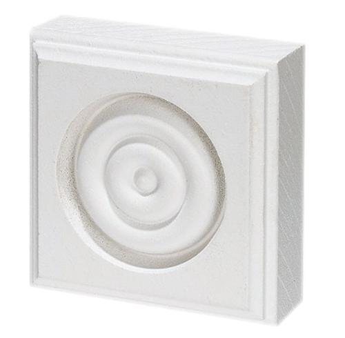2-1/2" PRIMED ROSETTE BEVEL B-05