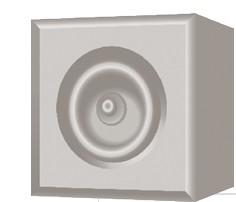 2-1/4" PRIMED BASE CORNER 356