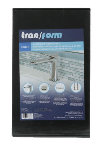 HUDSON BRASS B/ROOM CHROME FAUCET TRANSFORM