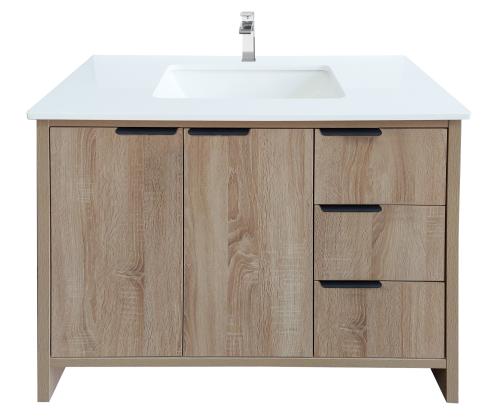 VANITY EVA MELAMINE OAK 2DR 3DRW