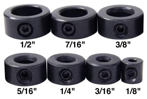 METAL DEPTH STOP SET 7PC CLAM (R)