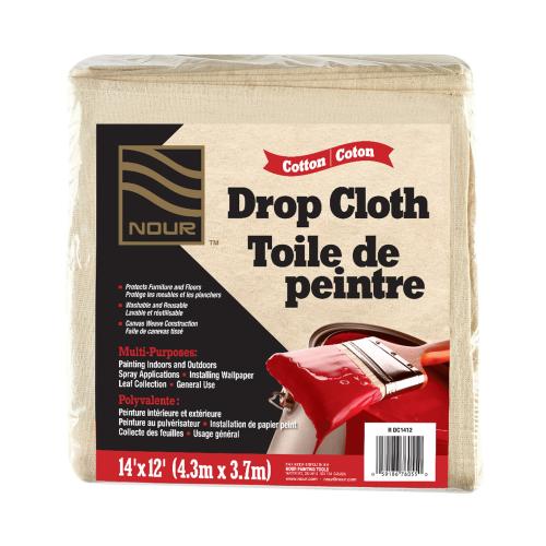 8 OUNCE COTTON DROP CLOTH 14' X 12'