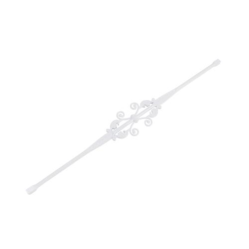 WIDE ROUND DEC. PICKET WHT