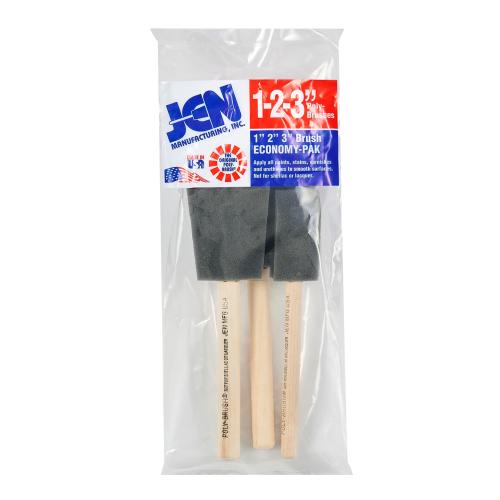 POLY FOAM "JEN" BRUSH - 3 PK