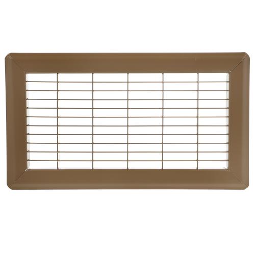 8"X12" BRN FLOOR GRILLE  IMPERIAL