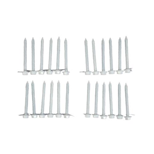 REGAL 2.5" LAGS WHITE 24/PCK