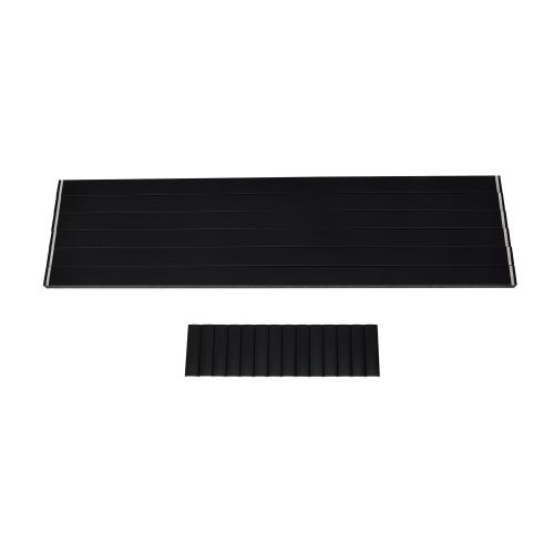 WIDE PICKETS 3' BLACK