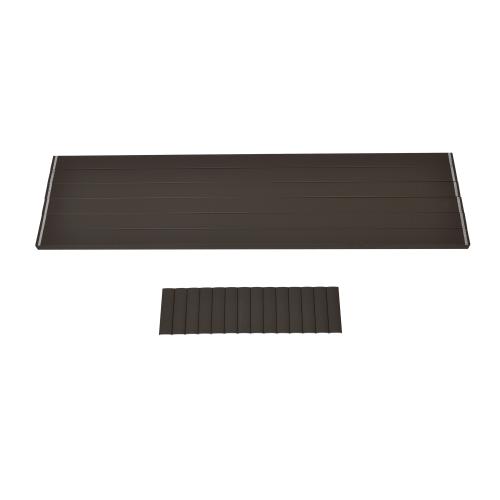 WIDE PICKETS 3' YRD BRONZE