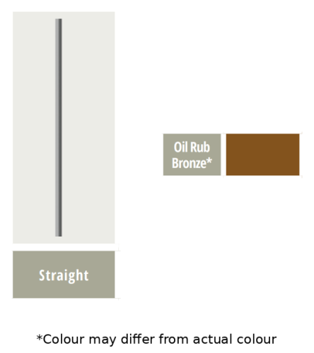 STRAIGHT BAR 44" BLACK