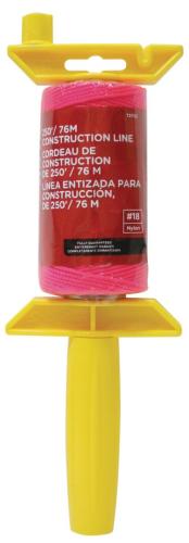 250' BRAIDED NYLON LINE-PINK