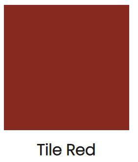 41" X 10'3" TILE RED 29GA FLATSTOCK
