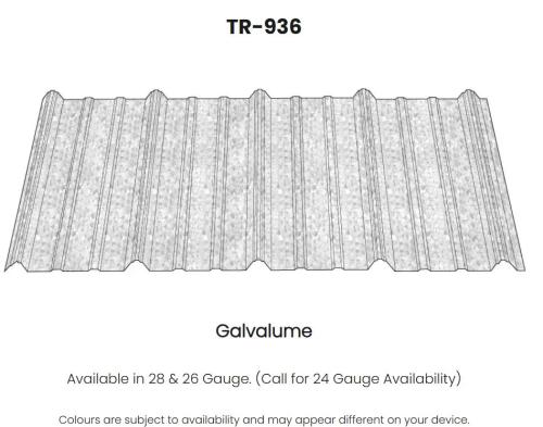 TR936 GALVALUME 29GA 8'2"