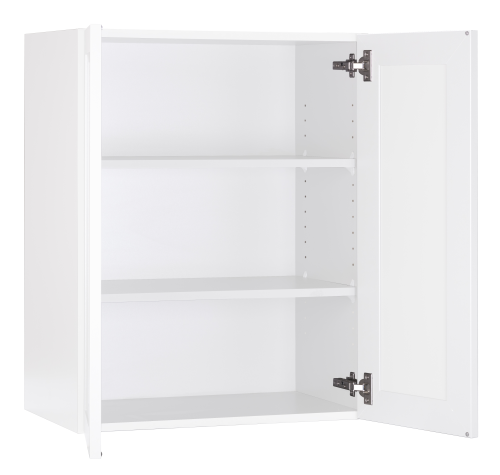 30"X30" (OW)UPPER STOCK WHITE SHAKER (KD UNIT)