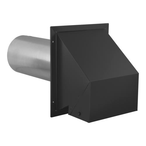 5" R2 WALL EXHAUST BLACK