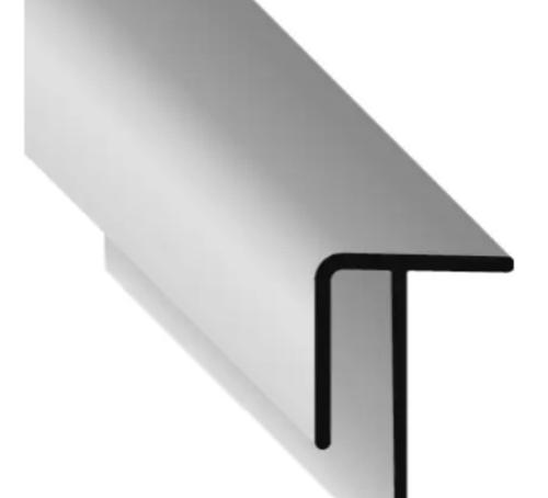 500 SHELF EDGE WHITE 8' X 1/2"