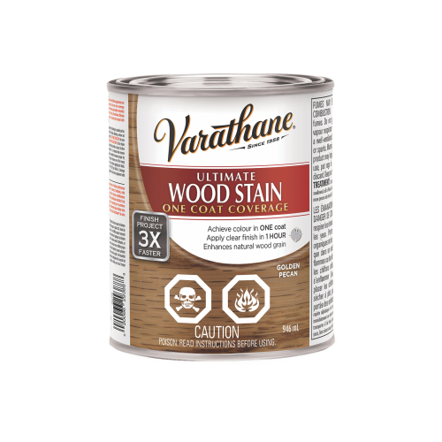 ULTIM WOOD STAIN GLD/PECAN 946ML