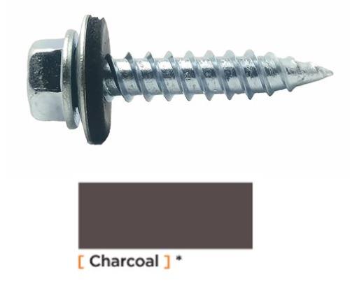 #14 x 1-1/4" Screws Charcoal Weatherguard