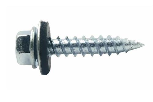 #14 x 1-1/4" Screws Galvalume Weatherguard