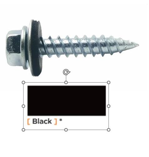 #14 x 2" Screws Black Weatherguard