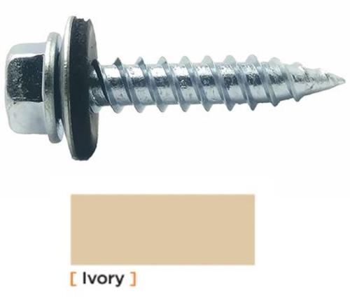 #14 x 2" Screws Ivory Weatherguard