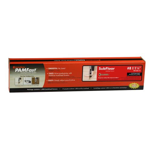 PAM 1-1/4" ZINC WOOD SCREW /1000