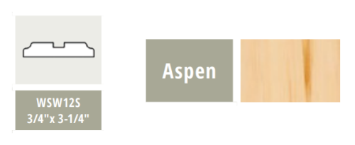 8' ASPEN SUBRAIL 1/2" FILLET