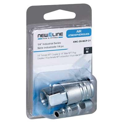 1/4" INDUSTRIAL COUPLER X 3/8" FEMALE NPT