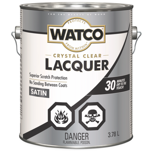 WATCO 3.78L CLEAR LACQUER SATIN