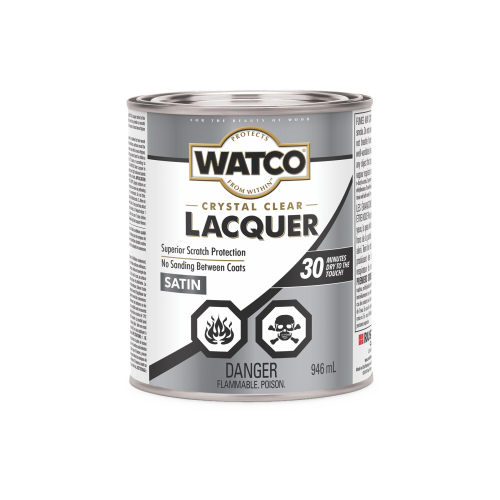 WATCO 946ML CLEAR LACQUER SATIN