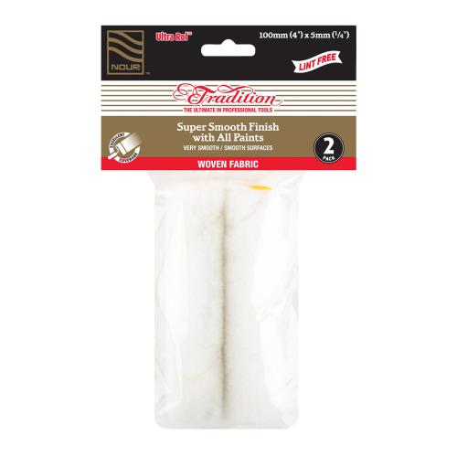 TRADITION 4" X 5MM WOVEN LINT FREE ULTRA ROL 2-PK