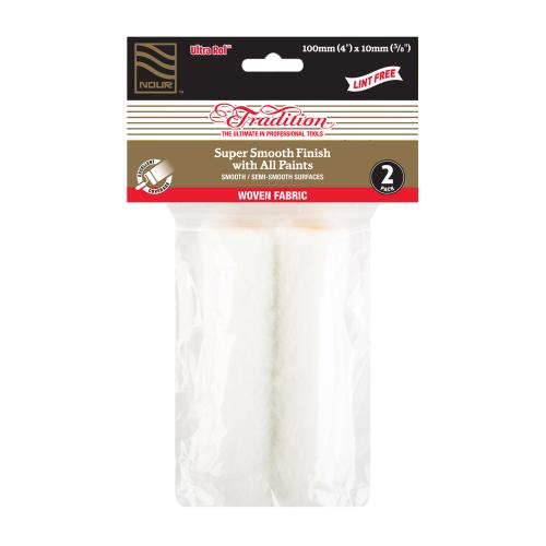 TRADITION 4" X 10MM WOVEN LINT FREE ULTRA ROL 2-PK