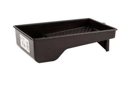 BLACK PLASTIC MINI 7" TRAY - 1/2L