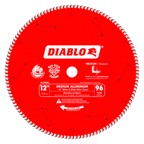 DIABLO 12" TCG NON FER PLAS BLD