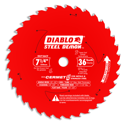 DIABLO 7 1/4" TCG FER MTL BLADE