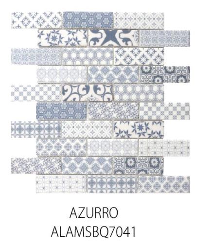 MILANO BISCOTTI AZURRO MOSAIC 11.8x12.5 (SOLD BY PIECE)