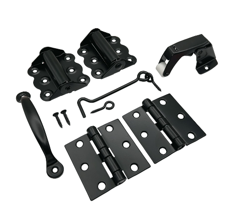 BLACK SCREEN DOOR HARDWARE