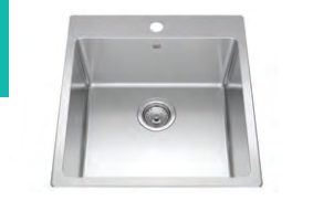 BSL2116-9-1 KINDRED FAB BAR SINK 16X21X9 EZ TORQUE 1 HOLE