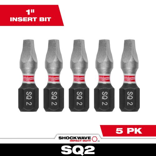 MILWAUKEE INSERT BIT SQ RECESS#2