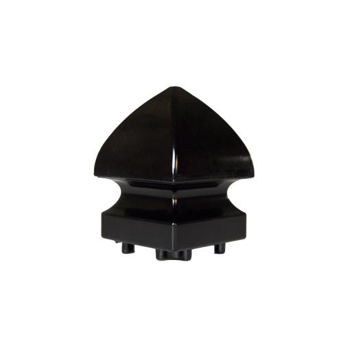 TOWER POST CAP BLACK