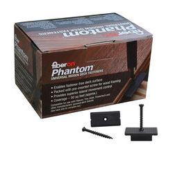 Fiberon univ deck FASTENER 50 SQ/FT (90PCS/BX)