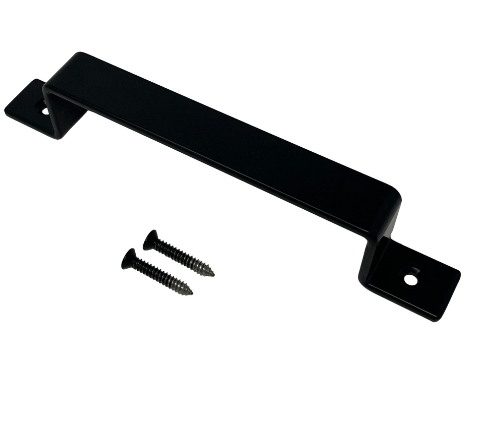 10" GATE HANDLE CLASSIC BARN DOOR PULL BLK
