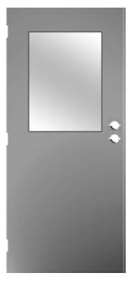 2'8" LH STEEL INSUL GLAZED 20X30 HG GLASS DUAL