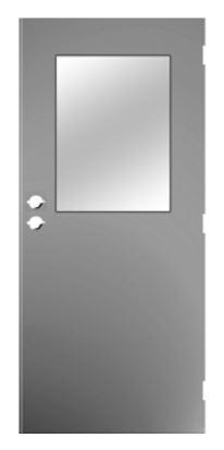 2'8" RH STEEL INSUL GLAZED 20X30 HG GLASS DUAL