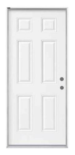 2'8" BASIC 6-PANEL UNIT 2X4 LH DOOR
