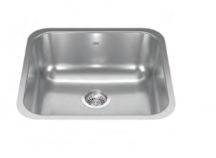 KINDRED SGL BOWL U/MOUNT KITCHEN SINK 9 DEEP
