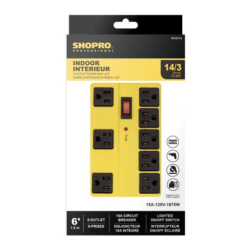 8-OUTLET POWER BAR