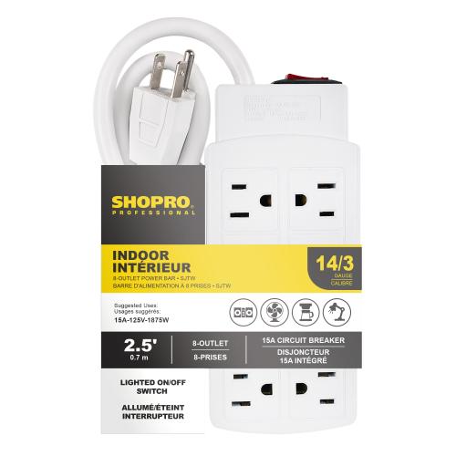 8-OUTLET POWER BAR