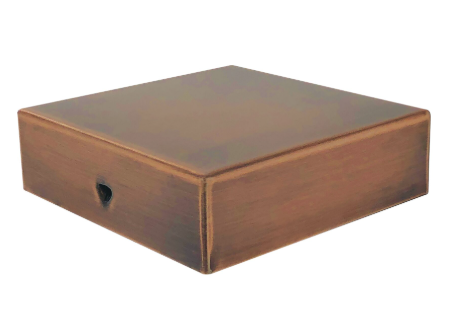 4X4 COPPER POST CAP NUVO IRON
