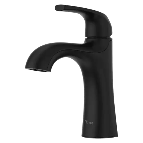 RANCHO SGL HDL LAV FAUCET BLK