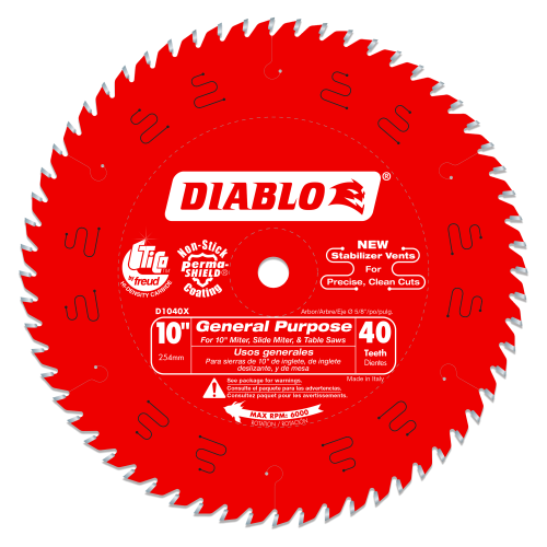 FREUD 10" X40 GENERAL PURP BLADE